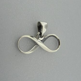 Zilveren Hanger Infinity Lemniscaat