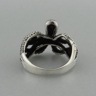 Zilveren Ring Octopus ( Inktvis ) 