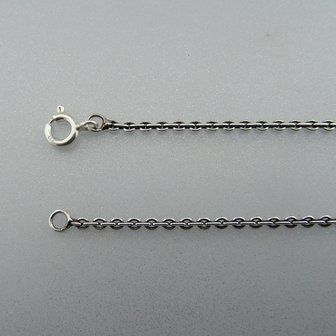 Zilveren Ketting Anker 60 cm