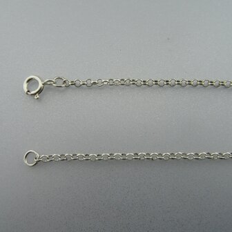 Zilveren Ketting Jasseron  42 cm   