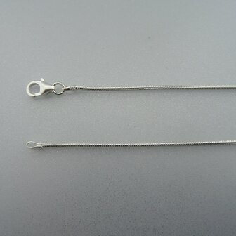 Zilveren Ketting Slang 45 cm 