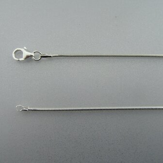 Zilveren Ketting Slang 50 cm 