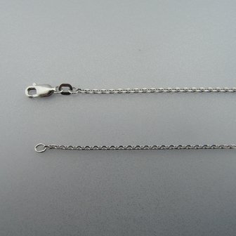 Zilveren Ketting Anker 45 cm