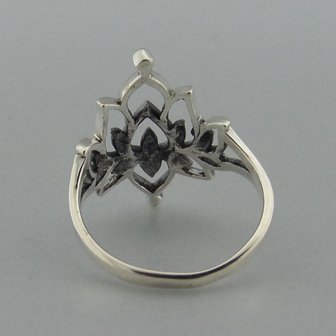 Zilveren Ring Lotus 