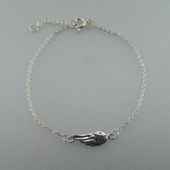 Zilveren Armband Vleugel 