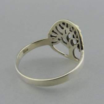 Zilveren Ring Levensboom