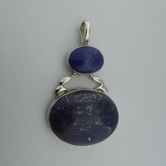 Zilveren Hanger Lapis Lazuli