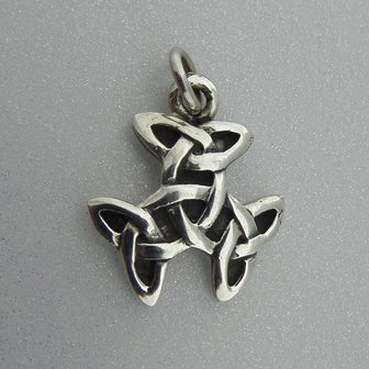 Zilveren Hanger Keltische Triquetra 