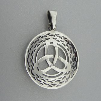 Zilveren Hanger Keltische Triquetra 