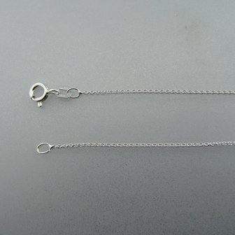 Zilveren Ketting Anker 45 cm 