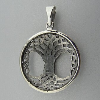 Zilveren Hanger Keltische Levensboom  