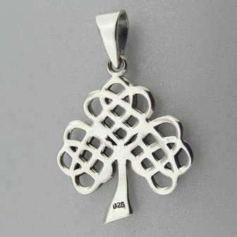 Zilveren Hanger Levensboom Keltische Knoop   