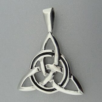 Zilveren Hanger Keltische Triquetra   