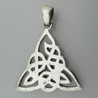 Zilveren Hanger Keltische Knoop   
