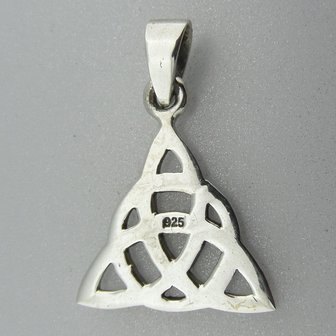 Zilveren Hanger Keltische Triquetra