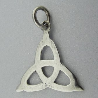 Zilveren Hanger Keltische Triquetra   