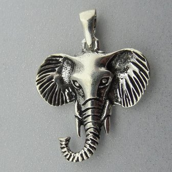 Zilveren Hanger Olifant  