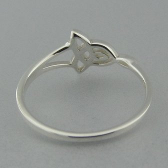 Zilveren Ring Keltische Triquetra   