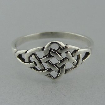 Zilveren Ring Keltische Knoop   