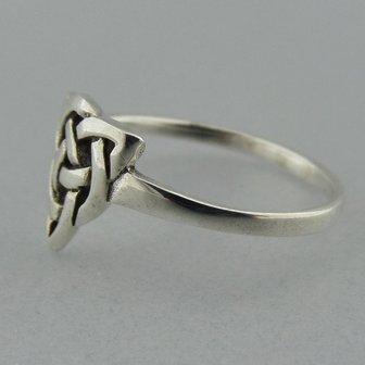 Zilveren Ring Keltische Triquetra  