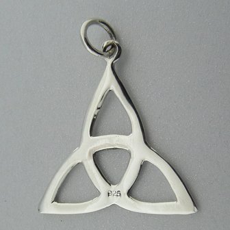 Zilveren Hanger Keltische Triquetra  