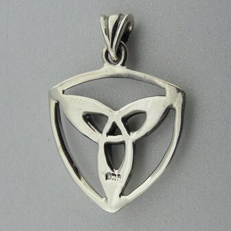 Zilveren Hanger Keltische Triquetra  