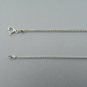 Zilveren Ketting Kabel 45 cm  