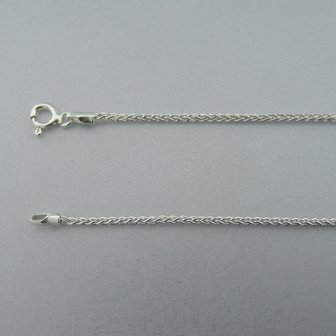 Zilveren Ketting Kabel  65 cm  