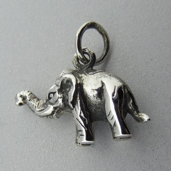 Zilveren Hanger Olifant  