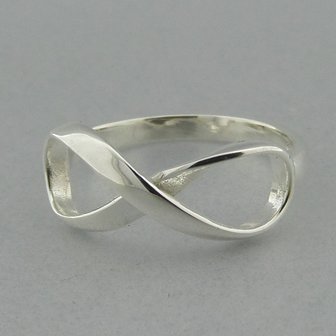 Zilveren Ring Infinity   