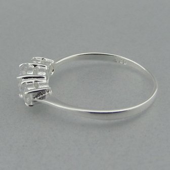 Zilveren Ring Zirkonia   