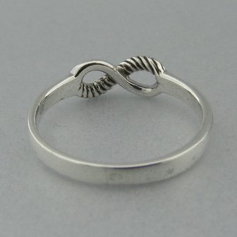 Zilveren Ring Infinity   