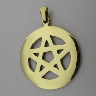 Bronzen Hanger Pentagram  