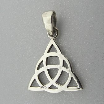 Zilveren Hanger Keltische Triquetra  