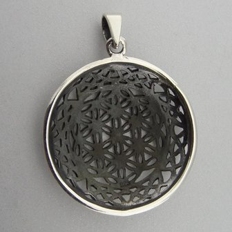 Zilveren Hanger Flower of Life  