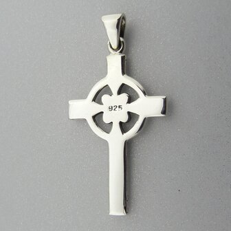 Zilveren Hanger Keltisch Kruis  