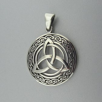 Zilveren Hanger Keltische Triquetra 