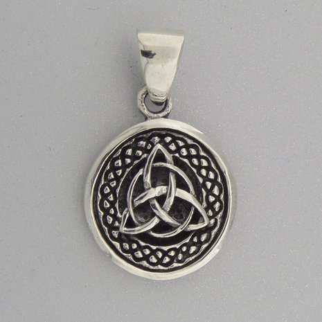 Zilveren Hanger Keltische Triquetra   