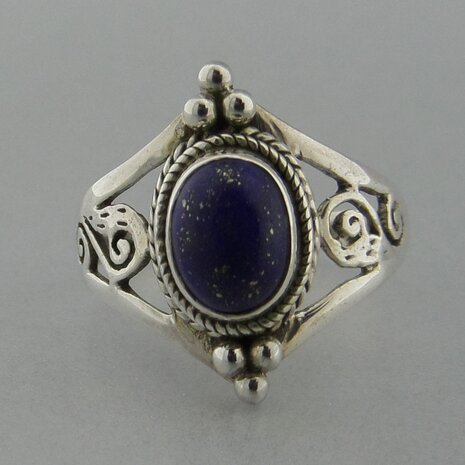 Zilveren Ring Lapis Lazuli  