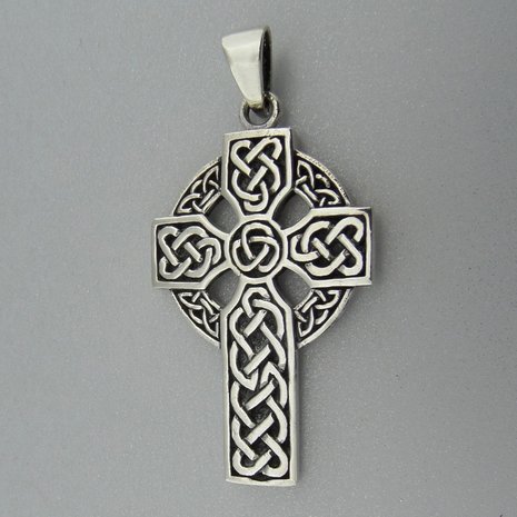 Zilveren Hanger Keltisch Kruis 