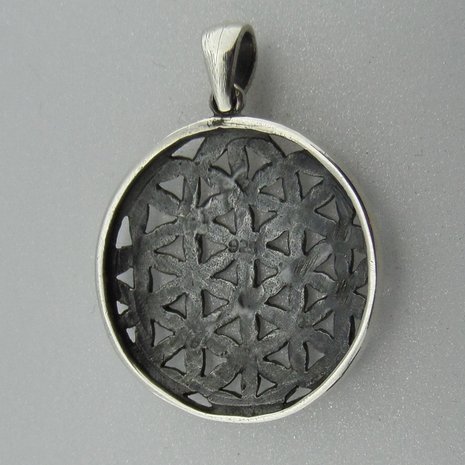 Zilveren Hanger Flower of Life  