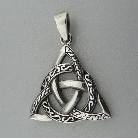 Zilveren Hanger Keltische Triquetra