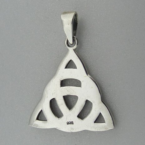 Zilveren Hanger Keltische Triquetra  