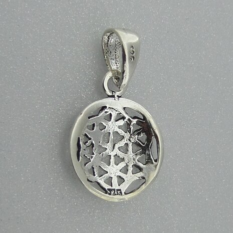 Zilveren Hanger Flower of Life    