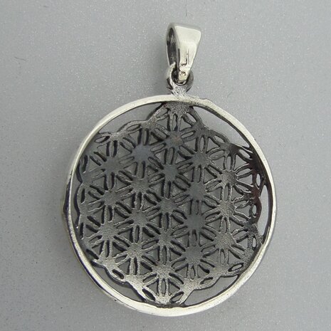 Zilveren Hanger Flower of Life  