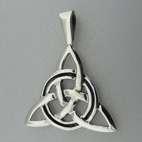 Zilveren Hanger Keltische Triquetra   