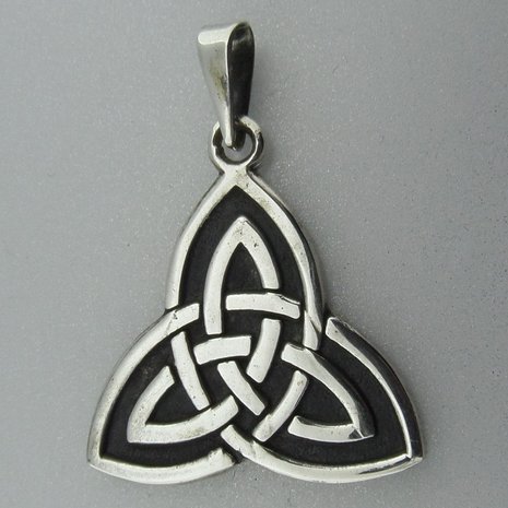 Zilveren Hanger Keltische Triquetra  