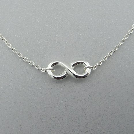 Zilveren Ketting Infinity  35 cm 40 cm 