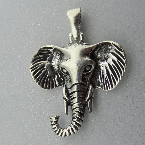 Zilveren Hanger Olifant  