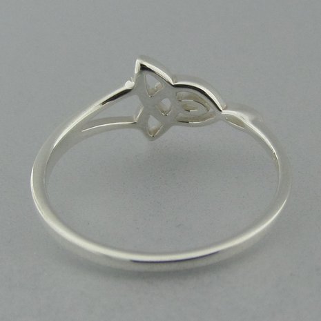 Zilveren Ring Keltische Triquetra   